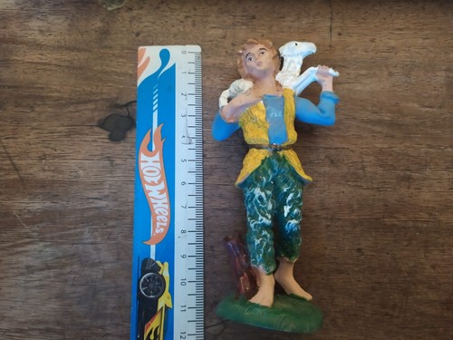 Statua gomma plastica pastore - statua,