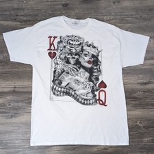 T-shirt tatuaggio grafico King