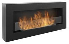 Bio camino con vetro BOX 90 cm