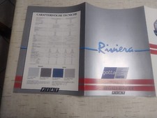 depliant brochure fiat regata riviera del 1987