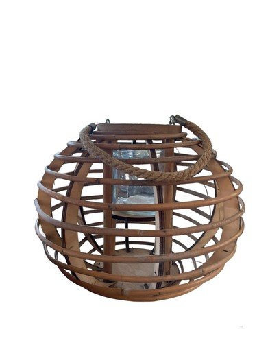 Lanterna legno con - legno, manico