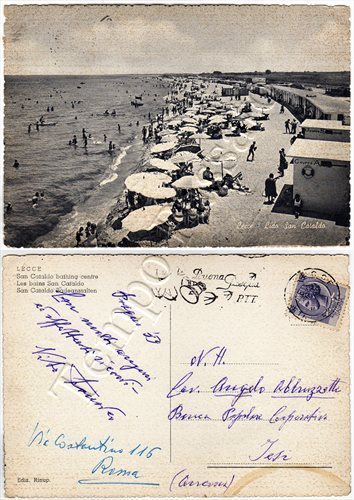 Cartolina san cataldo mare - di,
