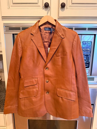 Blazer ralph lauren pelle - lauren, in