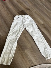 Jeans Zara colore panna gamba