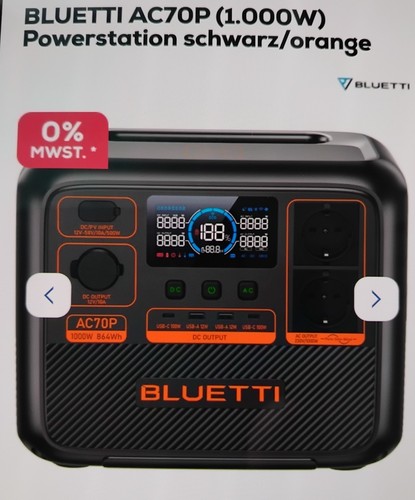 Bluetti ac70p stazione - ac70p,