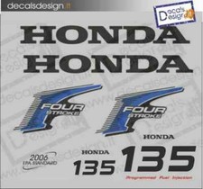 Adesivi Motore marino Honda 135 cv 4t.  (gommone barca)