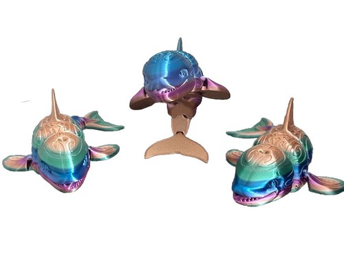 Articulating tattooed rainbow - tattooed,