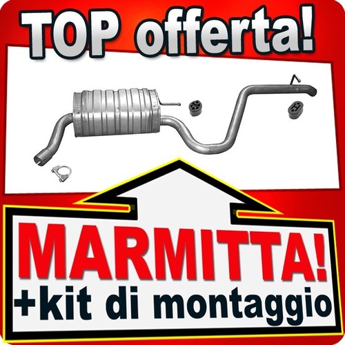Silenziatore posteriore per - silenziatore,