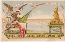 $CM/ Alessandria - 37° Reggimento Brigata Ravenna nelle colonie Viaggiata 1913 ?