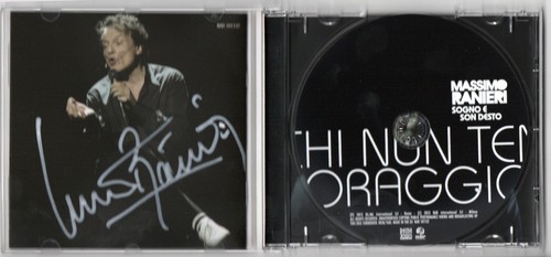 Massimo ranieri signed album - ranieri,