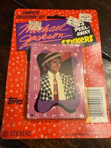 Michael jackson topps 1984 - topps,