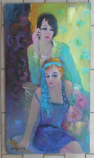 QUADRO A OLIO SU TELA FIRMATO