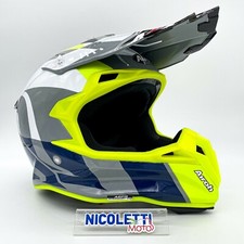 CASCO AIROH  TERMINATOR  OP.V SHOOT BLUE GLOSS TOVS16