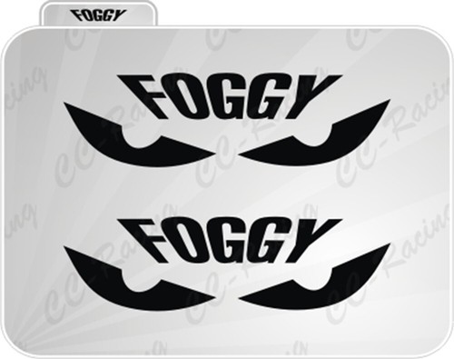 Adesivi stickers moto - 2, foggy
