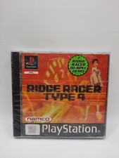 RIDGE RACER TYPE 4 SEALED Sony Playstation PS1 PSX PAL Namco Auto Videogame