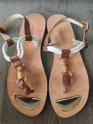 Sandali lusso pelle nila - sandali,