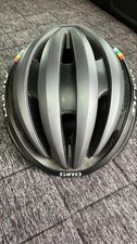 Casco Ciclismo Giro Aero Grigio Ventilazione Bici da Strada Uso Usato