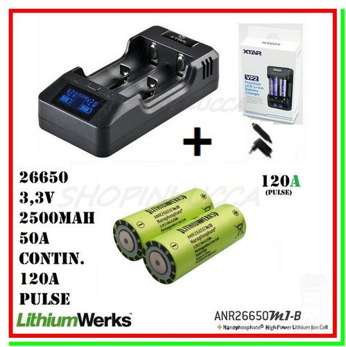 Caricabatterie xtar vp2 - caricabatterie,