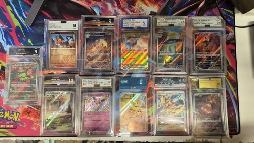 Pokemon graded cards x11 - pokemon,