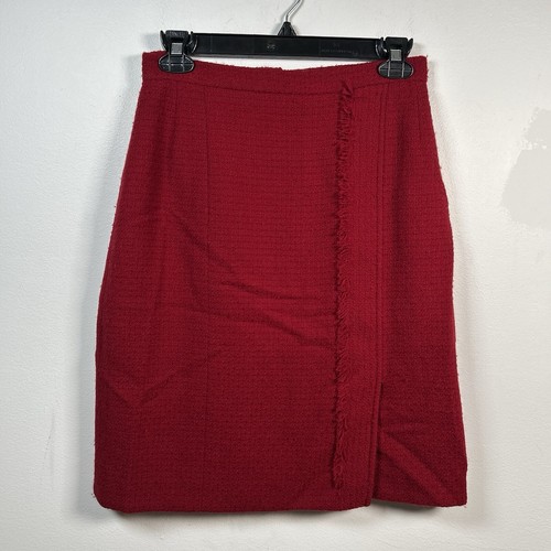 Tuta chanel rossa tweed matita - tuta,