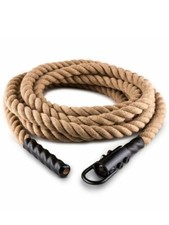 Fune Palestra Allenamento Ginnastica Corda 9M X 3,8Cm Canapa Sport