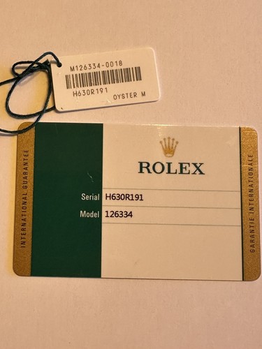 Rolex datejust 126334 - rolex, 41