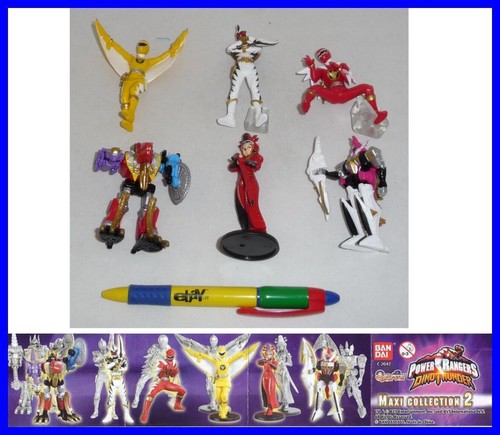 Power rangers figure set - set, 6