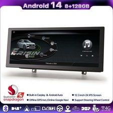 12,3" Qualcomm 8-Core Android 14 Autoradio CarPlay GPS Navigatore Canbus Audi Q5