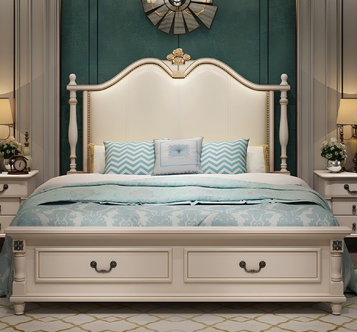 Letto imbottito design lusso