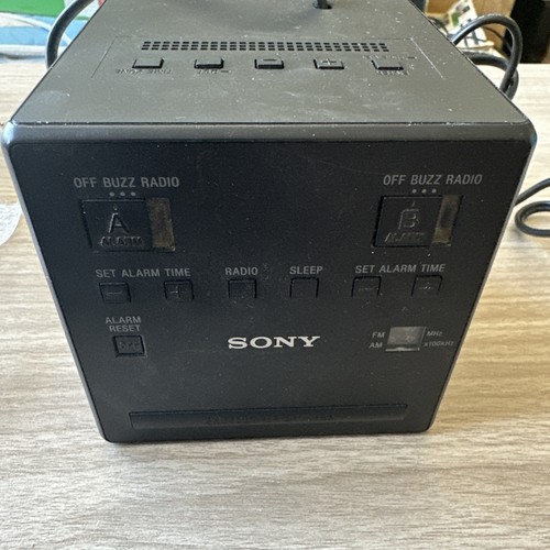 Sony icf black cube fm - sony, t
