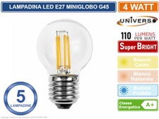 5 PEZZI LAMPADINA LED UNIVERSO
