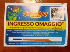 Gardaland 2026 Biglietto 3 X 2