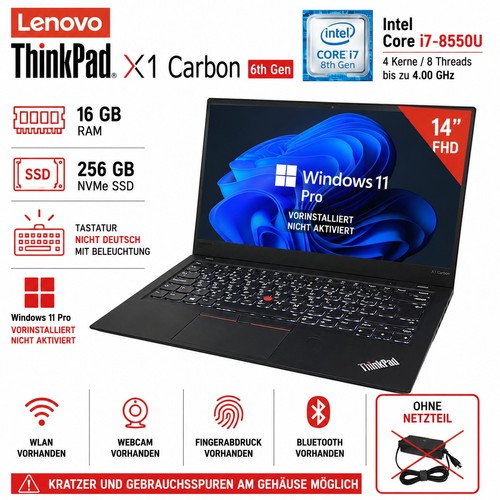 Lenovo thinkpad carbon - lenovo, 6th