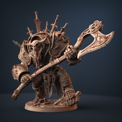 Undead barbarian large - undead,