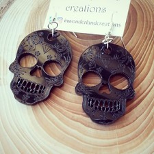 Orecchini teschio messicano calavera skulls