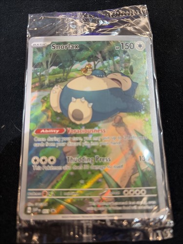 Pokémon tcg snorlax etb promo - snorlax,