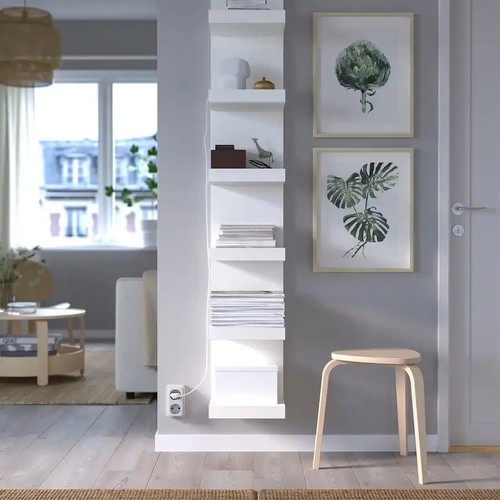 Scaffale bianco design - scaffale, bianco,