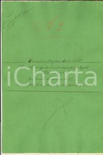 1881 SIENA Tenuta VOLTE Straccetto opere Giuseppe CAPPELLI mezzadro 20 pp.