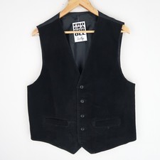 Gilet gilet vintage in pelle