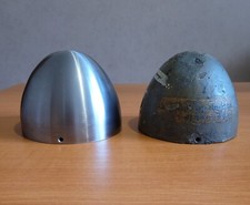 Compressore Michelin Man Bibendum 1920 modello top quadrato, cono naso acciaio nuovo