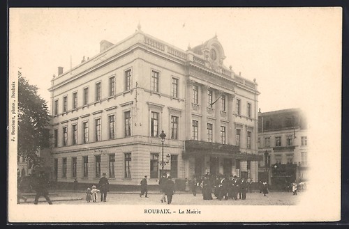 Cpa roubaix mairie - mairie,