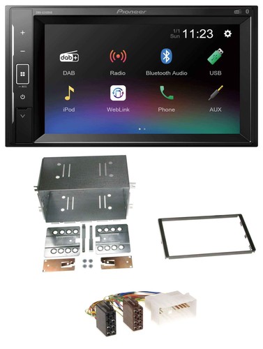 Pioneer dab mp3 2din - pioneer, bluetooth