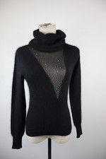 LUISA SPAGNOLI MAGLIONE DONNA TG M WOMAN CASUAL SWEATER VINTAGE ANGORA