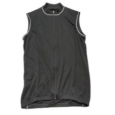 Maglia Ciclismo Senza Maniche Zip Lunga New Trend Nero Taglia XL