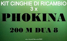★KIT CINGHIE DI RICAMBIO 3 x