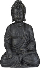 Statua Zen Del Buddha Seduto XL, 40 Cm, Feng Shui, per Esterni, Da Giardino, Dec