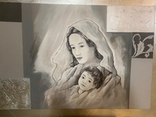 Quadro madonna con bambino - madonna,