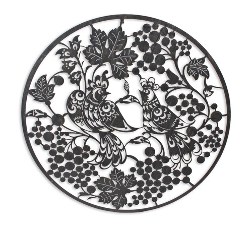 Una decorazione parete con - da,
