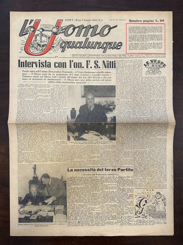 Uomo qualunque annata - qualunque,