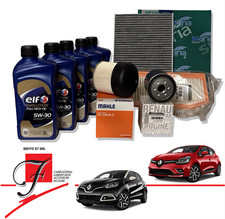 KIT TAGLIANDO ORIGINALE RENAULT CAPTUR CLIO IV 1.5 DCI E OLIO ELF 5 LITRI 5W30